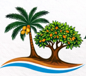 alliance social engineering logo, it has a palm tree next to an argan tree native to morocco